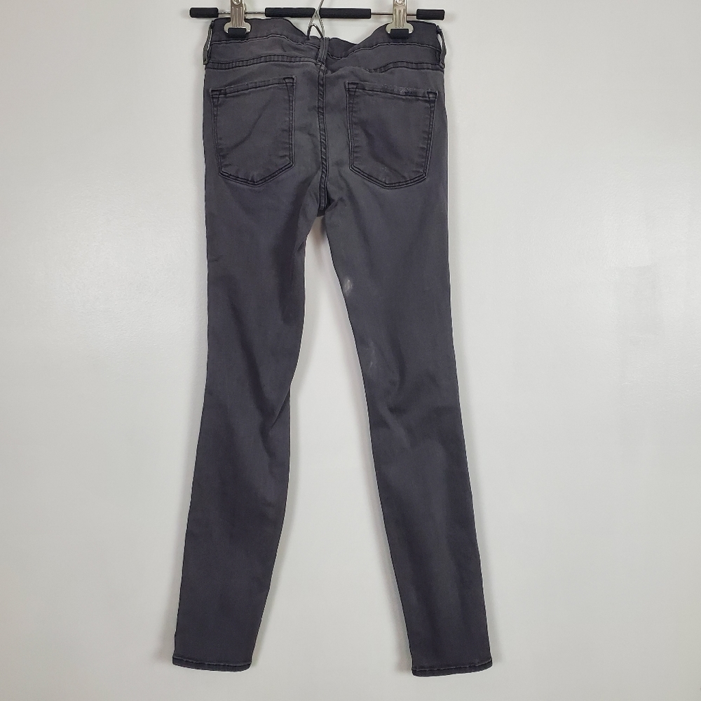 Frame denim distressed skinny jeans 26 - Picture 2 of 8